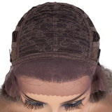 Designer Pick 24 Inch Long 13*2 Lace Front Ombre Grey Color Synthetic Wig