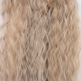 31 Inch Straight Curly Clip Curly Drawstring Ponytail Blonde Color pony tail 2 Pieces/Pack