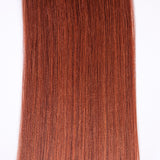 31 Inch Straight Curly Clip Curly Drawstring Ponytail Red Color pony tail 2 Pieces/Pack
