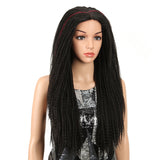 NOBLE Synthetic Lace Wig | 26 Inch Natural Faux Locs Highlight Red Wig | Kate - Noblehair