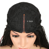NOBLE Synthetic Lace Wig | 26 Inch Natural Faux Locs Highlight Red Wig | Kate - Noblehair