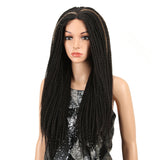 NOBLE Synthetic Lace Wig | 26 Inch Natural Faux Locs Highlight Blonde Wig | Kate - Noblehair