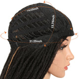 NOBLE Synthetic Lace Wig | 26 Inch Natural Faux Locs Highlight Blonde Wig | Kate - Noblehair