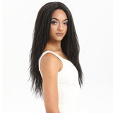 NOBLE Synthetic Lace Front Wigs | 26 Inch Natural Faux Locs Black Wig | Kate - Noblehair