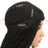 NOBLE Synthetic Lace Front Wigs | 26 Inch Natural Faux Locs Black Wig | Kate - Noblehair