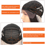 NOBLE Synthetic Lace Front Wigs | 38 inch Super Long Straight Lace Wig Preplucked | Blonde  Wig - Noblehair