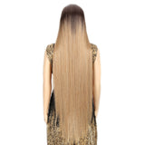 NOBLE Synthetic Lace Front Wigs | 38 inch Super Long Straight Lace Wig | Ombre Brown Wig - Noblehair