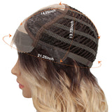 NOBLE 6.5*4.5 Mono Lace Front Wig |19 Inch Natural Wavy | Ombre Blonde | Mara - Noblehair