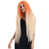 NOBLE Synthetic Lace Front Wig | 38 Inch Long Dreadlocks | TT Orange | Maxin - Noblehair