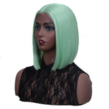 NOBLE Synthetic Lace Front Wig | 11 Inch  Colorful Bob | Biscay Green | L Alia - Noblehair
