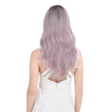 NOBLE 6.5*4.5 Mono Lace Wig | 22 Inch Natural Wavy | Light Lavender | Elin - Noblehair