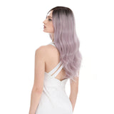 NOBLE 6.5*4.5 Mono Lace Wig | 22 Inch Natural Wavy | Light Lavender | Elin - Noblehair