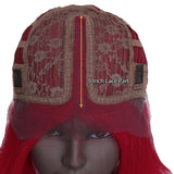 NOBLE Synthetic Lace Front Wig | 11 Inch  Colorful Bob | Flame Scarlet | L Alia - Noblehair