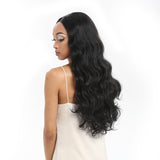 NOBLE Synthetic Lace Front Wigs For Women | 29 Inch Long Wave Black Wig | Samira - Noblehair