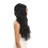 NOBLE Synthetic Lace Front Wigs For Women | 29 Inch Long Wave Black Wig | Samira - Noblehair