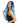 NOBLE Synthetic Lace Front Wigs For Women | 29 Inch Long Wave Dreamy Blue Wig | Samira - Noblehair