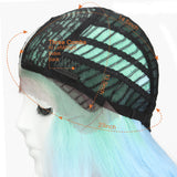 NOBLE Synthetic Lace Front Wigs For Women | 29 Inch Long Wave Rainbow Wig | Samira - Noblehair