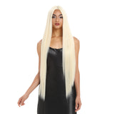 NOBLE Synthetic HD Lace Front Wigs | 38 inch Super Long Straight Lace Wig Preplucked | 613 White Blonde Wig - Noblehair