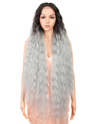 NOBLE Bohemian Synthetic Lace Front Wigs丨41 Inch Super Long Wavy Wig - Noblehair