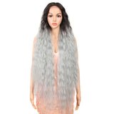 NOBLE Bohemian Synthetic Lace Front Wigs丨41 Inch Super Long Wavy Wig - Noblehair
