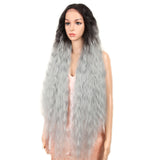 NOBLE Bohemian Synthetic Lace Front Wigs丨41 Inch Super Long Wavy Wig - Noblehair