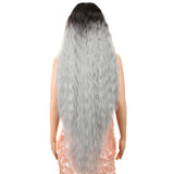NOBLE Bohemian Synthetic Lace Front Wigs丨41 Inch Super Long Wavy Wig - Noblehair