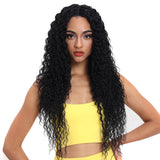 NOBLE Kelly Synthetic Lace Front Wig丨31 Inch Energetic Spring Curly Wig丨1B - Noblehair