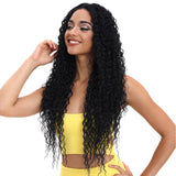 NOBLE Kelly Synthetic Lace Front Wig丨31 Inch Energetic Spring Curly Wig丨1B - Noblehair