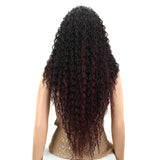NOBLE Kelly Synthetic Lace Front Wig丨31 Inch Energetic Spring Curly Wig丨Dark Red - Noblehair