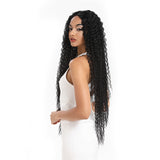 NOBLE Synthetic Lace Front Wig |  38 Inch Long Naturally Curly | Natural Black | Super L-Curl - Noblehair