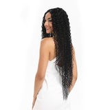 NOBLE Synthetic Lace Front Wig |  38 Inch Long Naturally Curly | Natural Black | Super L-Curl - Noblehair