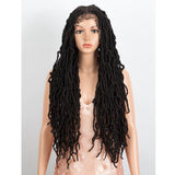 32 inches Crochet Hair Lace Front Faux Locs Wigs | NEW LOCS 32