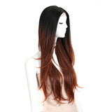 NOBLE Cida Synthetic Lace Front Straight Wig (Middle Part) | 31 Inch | TAT1B-33D-130E - Noblehair