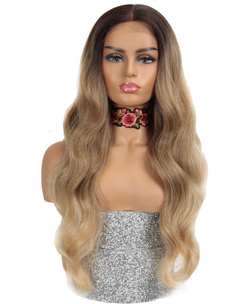 NOBLE Easy 360 Synthetic Lace Front Wig | 28 Inch Body Wave | Caramel Blonde | Grace - Noblehair