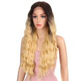 NOBLE Lotte Synthetic 4*4 Lace Frontal Wig | 28 Inch long Wave Wigs|  Honey Blonde - Noblehair