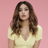 NOBLE Vanessa Synthetic Lace Front Wavy Wig (Middle Part) | 18 Inch  |TTFV1B-433F