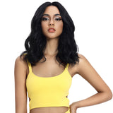 18 Inch Wavy Middle Part Wig | Vanessa