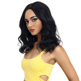 18 Inch Wavy Middle Part Wig | Vanessa
