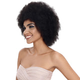 NOBLE WH Afro Curl | Human Hair Short Curly Wigs For Black Women I Single Colors - Noblehair