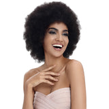 NOBLE WH Afro Curl | Human Hair Short Curly Wigs For Black Women I Single Colors - Noblehair