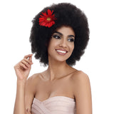 NOBLE WH Afro Curl | Human Hair Short Curly Wigs For Black Women I Single Colors - Noblehair