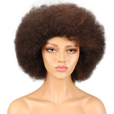 NOBLE WH Afro Curl | Human Hair Short Curly Wigs For Black Women I Frosted Colors - Noblehair