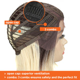 NOBLE Daria Synthetic Lace Wig （Part Lace）9.5 Inch丨TT6/613 - Noblehair