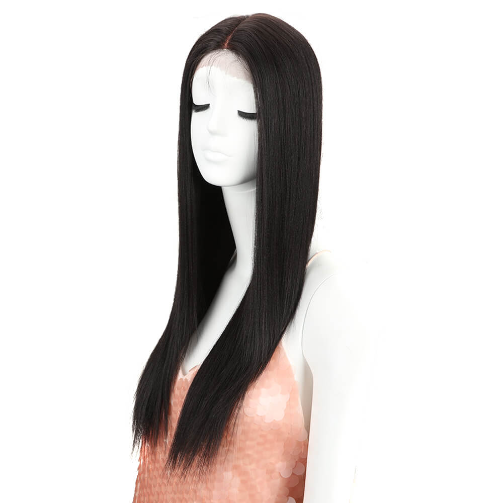 NOBLE Headline Synthetic Lace Wig like human hair丨26 Inch Classic Straight丨2 - Noblehair
