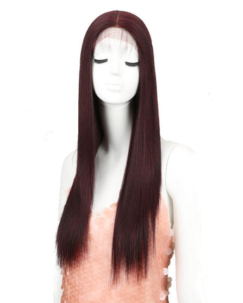 NOBLE Headline Synthetic Lace Wig like human hair丨26 Inch Classic Straight丨99J - Noblehair