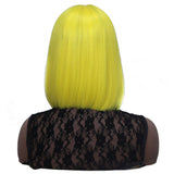 NOBLE Synthetic Lace Front Wig | 11 Inch  Colorful Bob | Sunlight Yellow | L Alia - Noblehair
