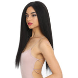 NOBLE Yaki Synthetic Lace Front Wig （13*4 Lace Front）26 Inch丨1B - Noblehair