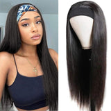 NOBLE Human Hair headband Wigs | Straight Virgin Human Hair Wig | 14-28 Inch Natural Color Wigs - Noblehair