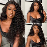 Loose Deep Wave  4x4 Lace Wig Human Hair Affordable HD Glueless Lace Wigs