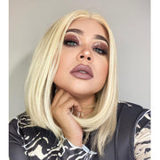 NOBLE Synthetic Lace Front BOB Wig |12.5 inch Middle Lace Part Wig | Classic Bob Wig MOMO